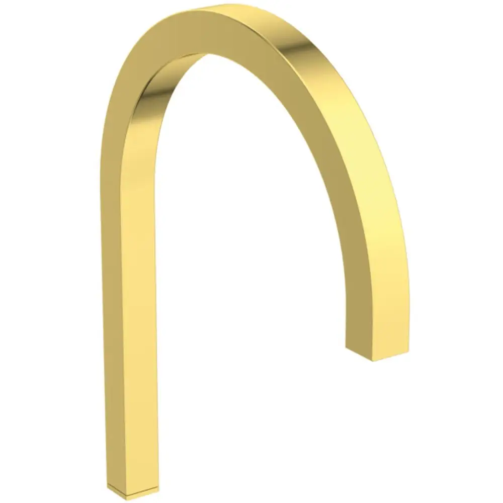 Berührungslose Waschtischarmatur von Ideal Standard in brushed Gold mit eckigem Design, geeignet für moderne Badezimmergestaltungen.